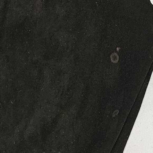 Jil Sander Women Skinny Ankle Pants Size 40 Black Ante Lamb Leather check flaw - Picture 16 of 16